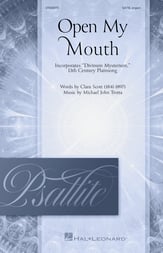 Open My Mouth SATB choral sheet music cover